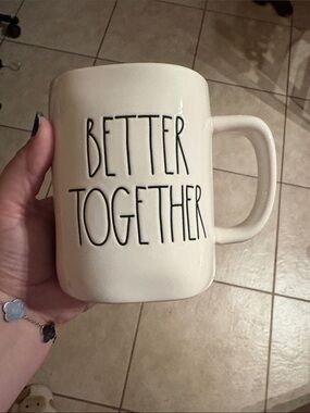 Rae Dunn Cream 'Better Together' Mug